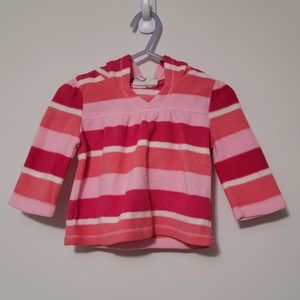 Est. 1989 Place Babygirl Fleece Hoodie Sweater, Size 6-9 months.